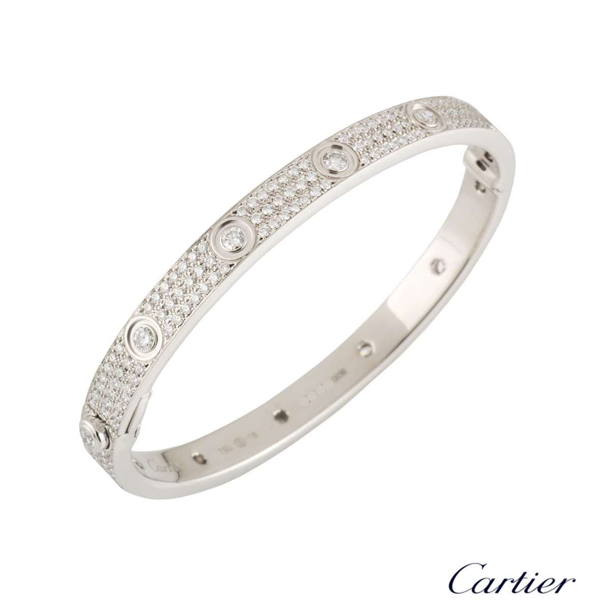 cartier love diamond bracelet